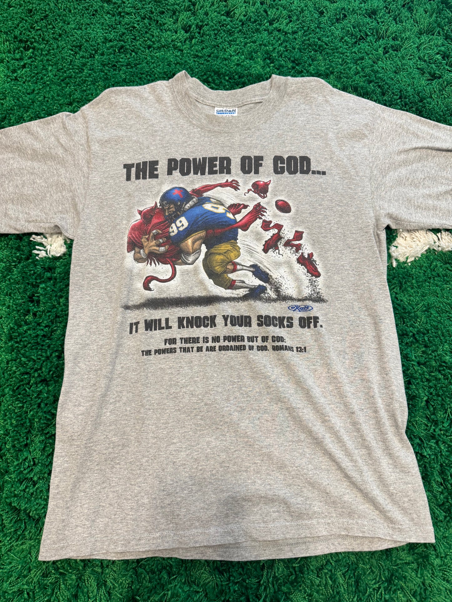 90’s God Football Tee